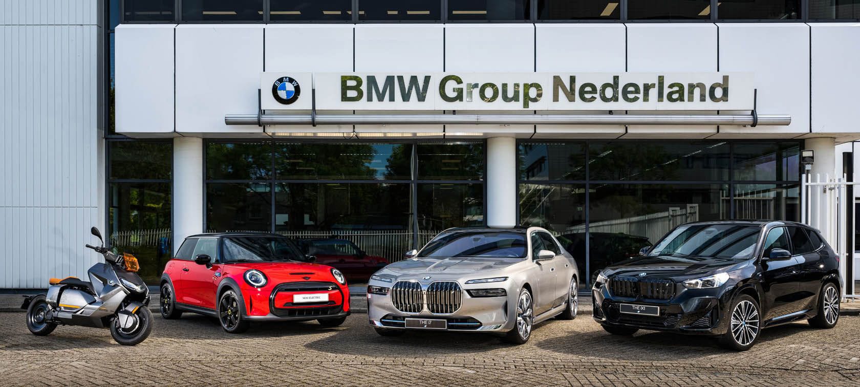Line-Up van BMW, MINI, en BMW Motorrad.